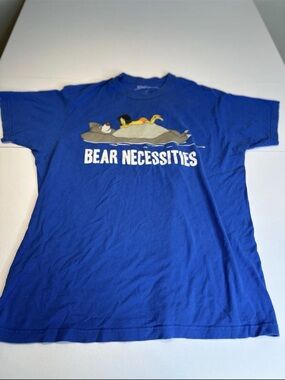 Disney Jungle Book Blue Graphic Tee with Yellow Character